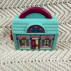 Pound Puppies Carry Along House Playset 3 Rooms Galoob 1990's One‎ Puppy Vintage